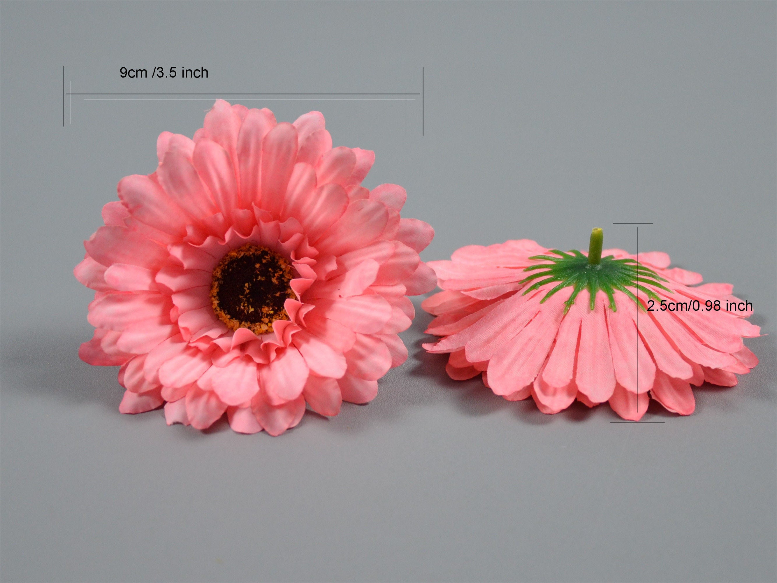Artificial Gerbera Daisy Flower Heads Silk Daisy Flowers in Etsy