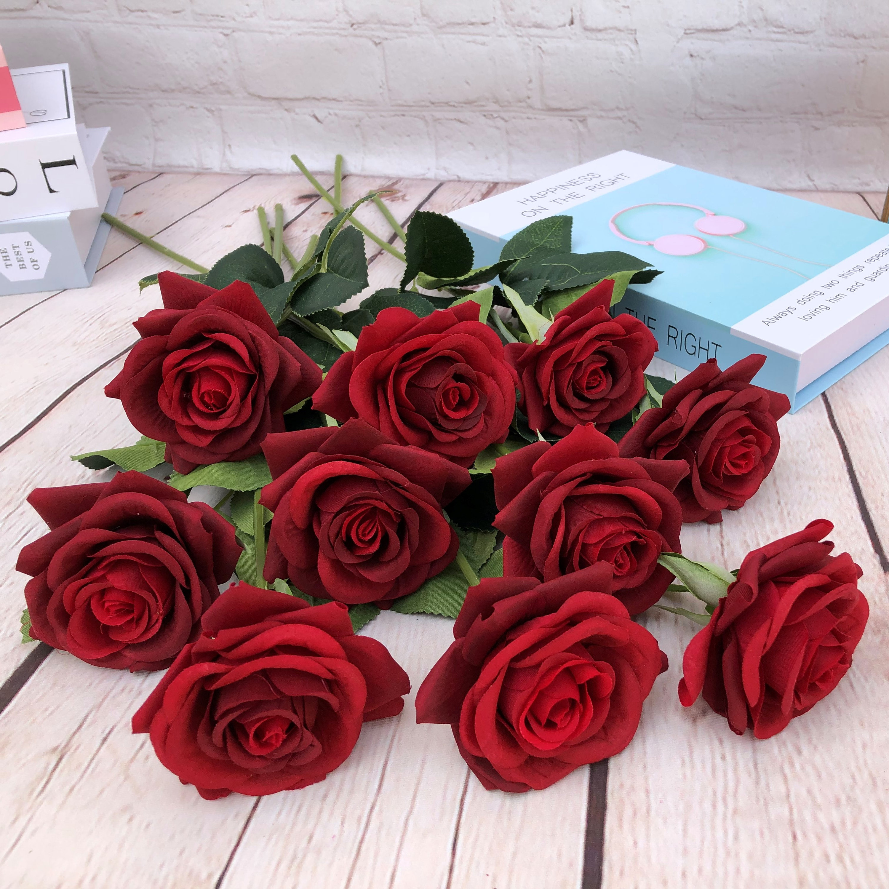 Fake Blumen Echte Touch Rosen Latex NaturBerührung Blume für Etsy