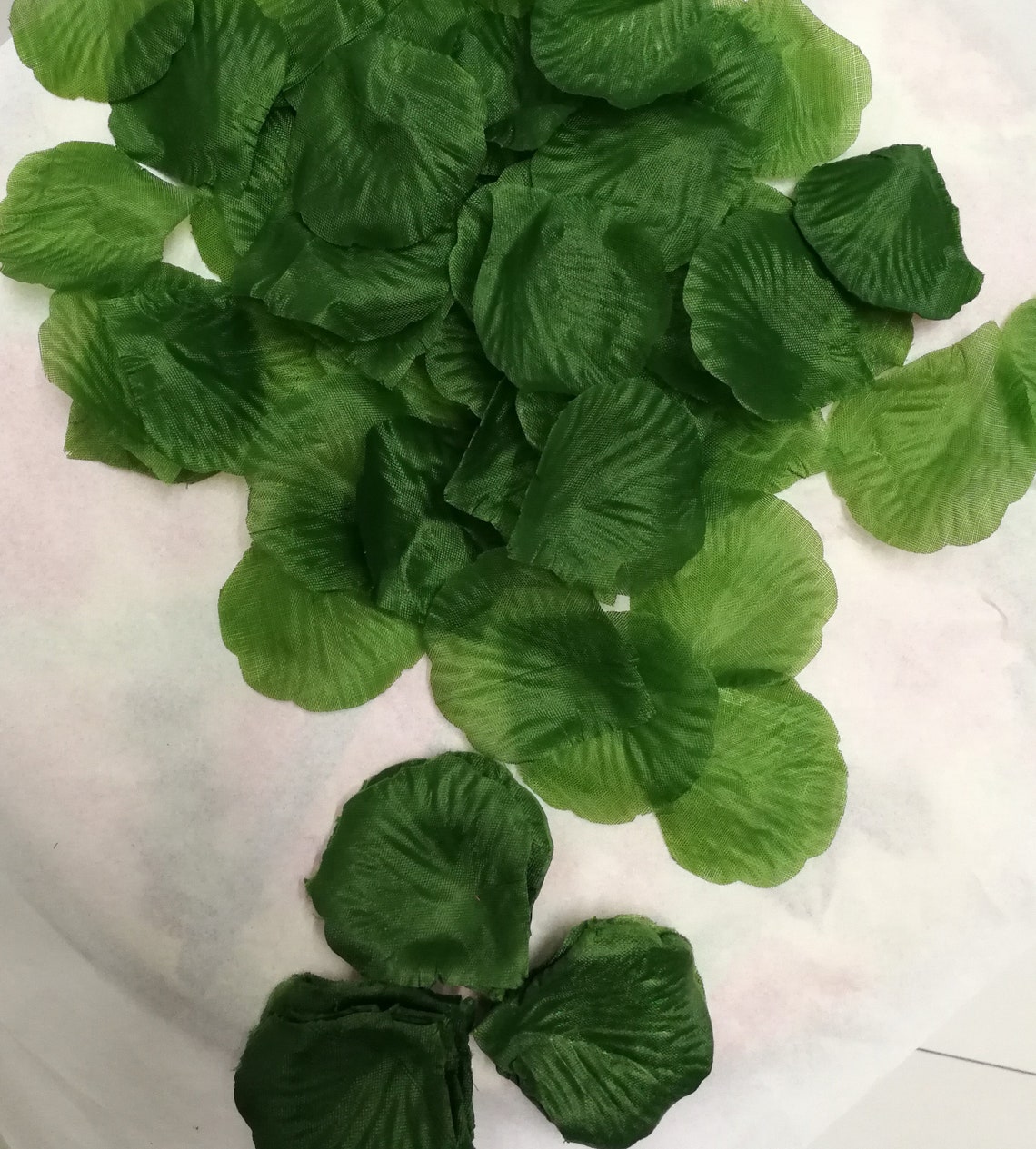 Emerald Green Petals Silk Flower Petals Silk Rose Petals for Etsy