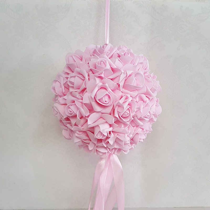 Foam Roses Flower Ball Kissing Balls Foam Flower Balls Etsy