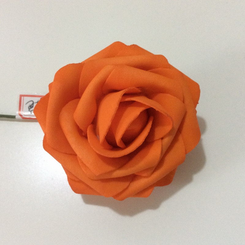 50 Pcs Real Touch Foam Flowers Roses Head Diameter 3 for Etsy