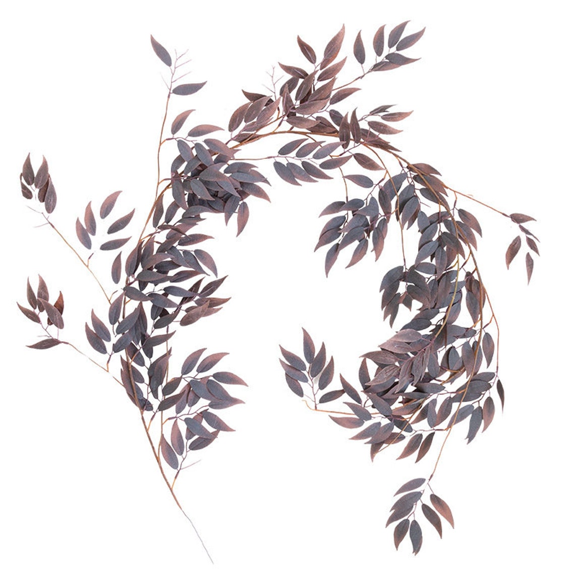 Faux Hanging Plants Willow Leaf Garland Fake Ivy Vine Plastic Etsy