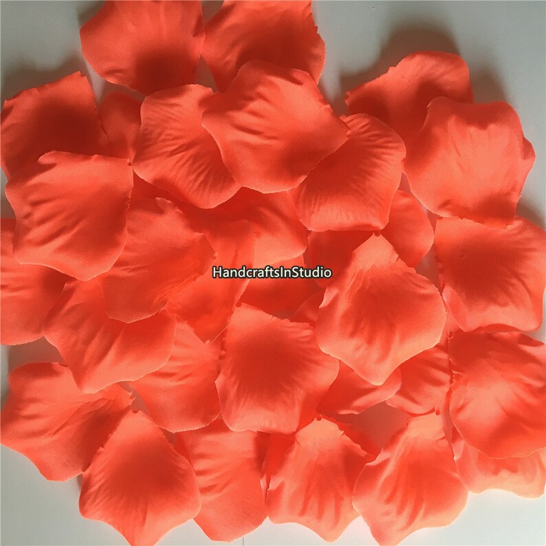Coral Wedding Flower Bulk Rose Petals 500pcs for Wedding Party Etsy
