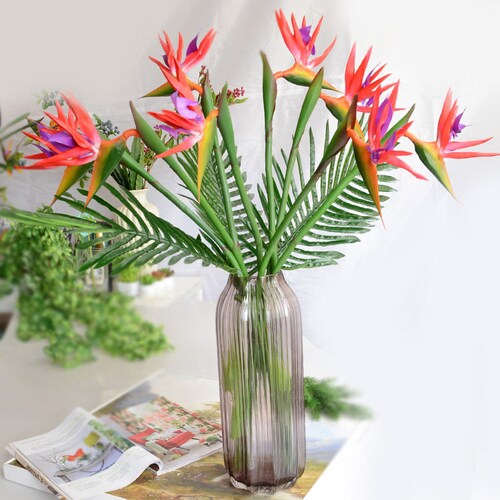 Bird of Paradise Real Touch Flowers 5 Stems Bird of Paradise Etsy
