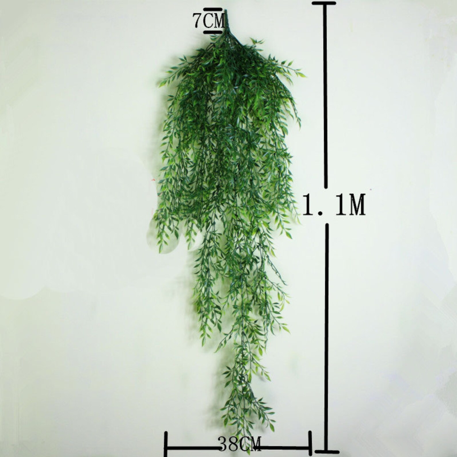 Artificial Hanging Plants Home Wall Decor Plastic Plant Etsy