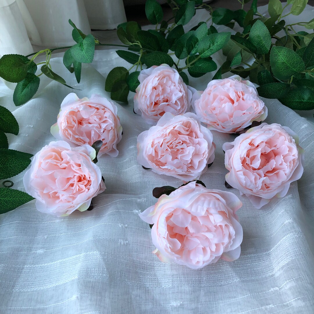 Artificial Silk Flower Heads Bulk Wholesale 100 Simulation Etsy