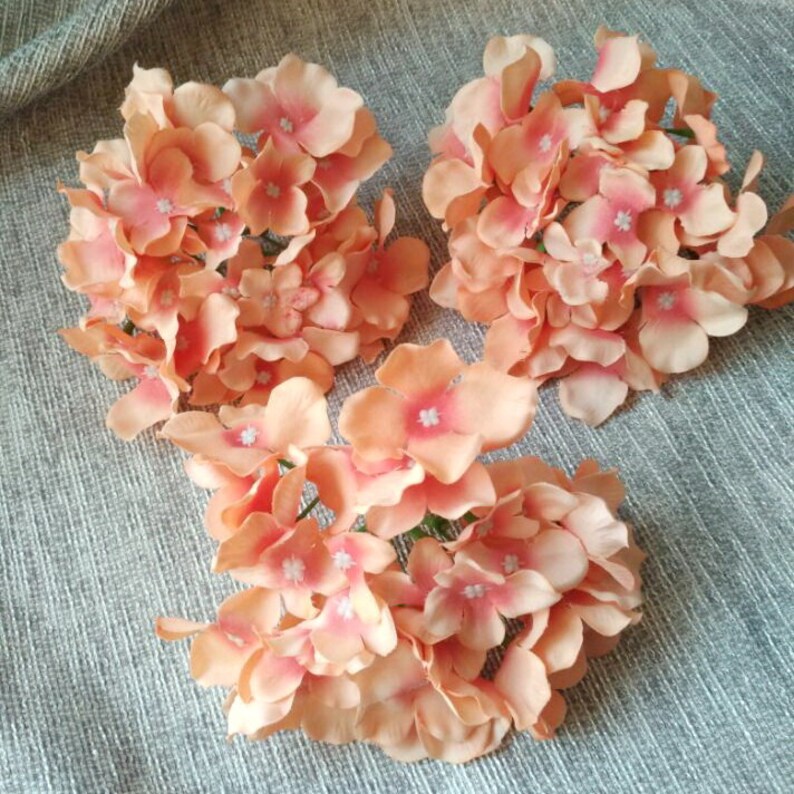 Silk Hydrangea Flower Heads Wholesale Artificial Hydrangea Etsy