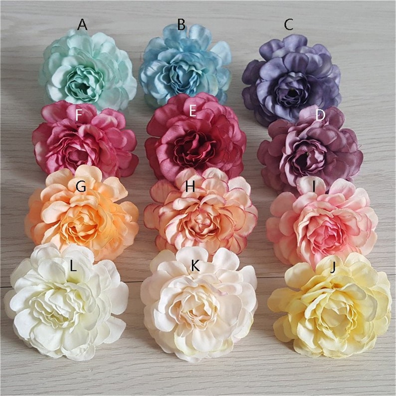 Wholesale Silk Flowers Begonia Artificial Flowers Heads 5cm Etsy