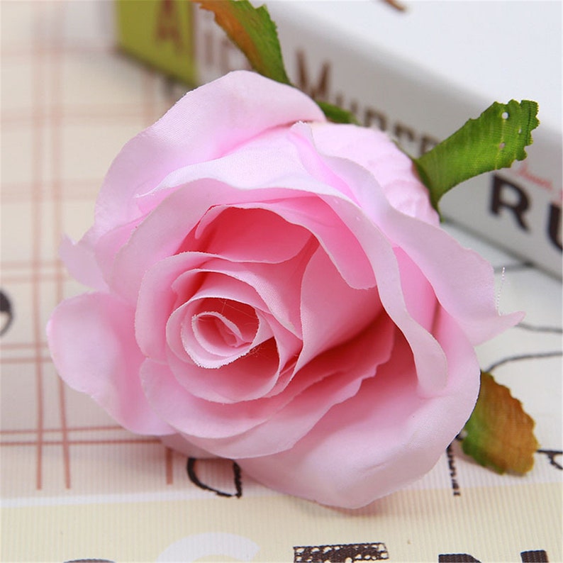 Wholesale Flower Heads Bulk Roses Artificial Silk Flower 100 Etsy