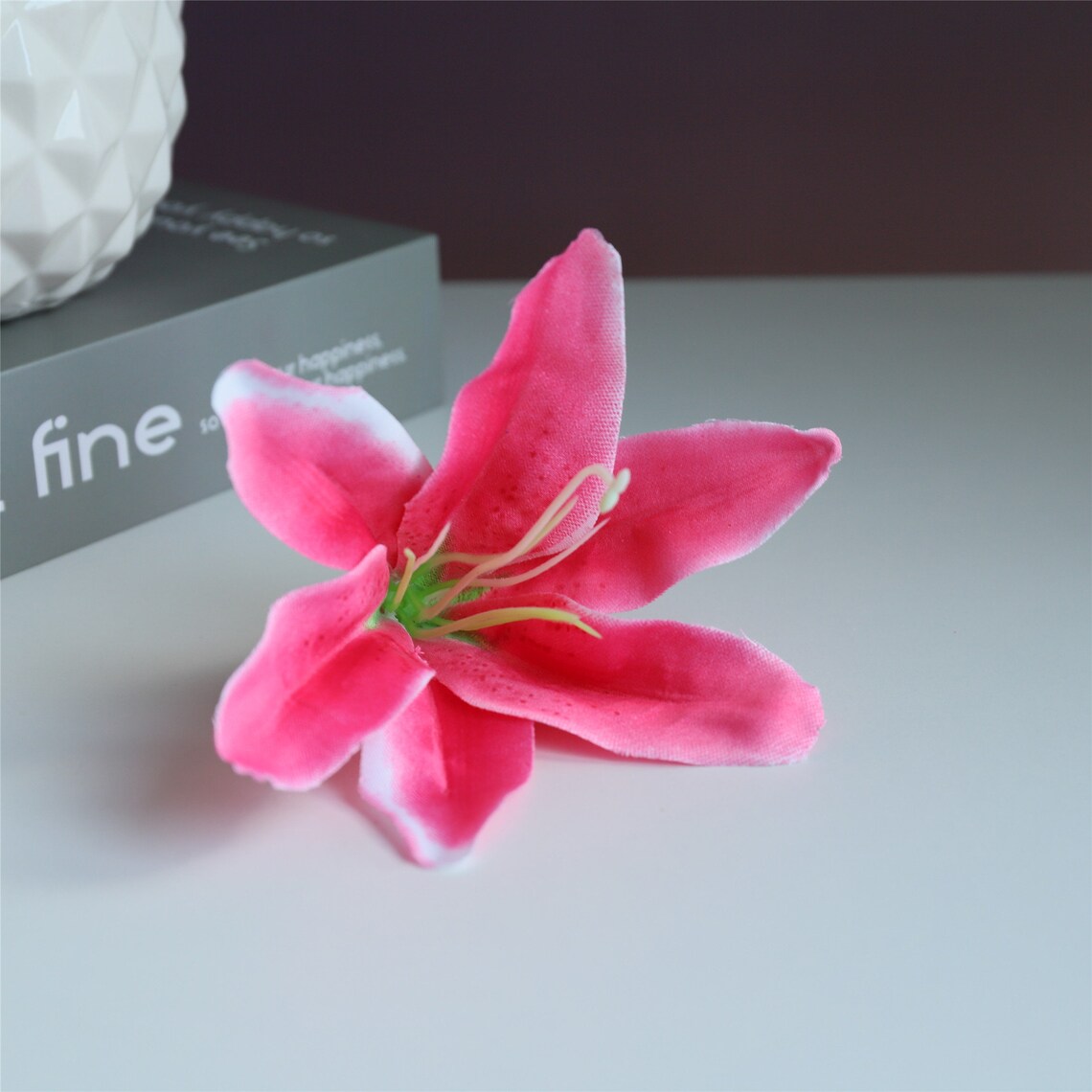 Artificial Tiger Lily Heads Silk Lily Flowers Ditch Lily 100 Etsy