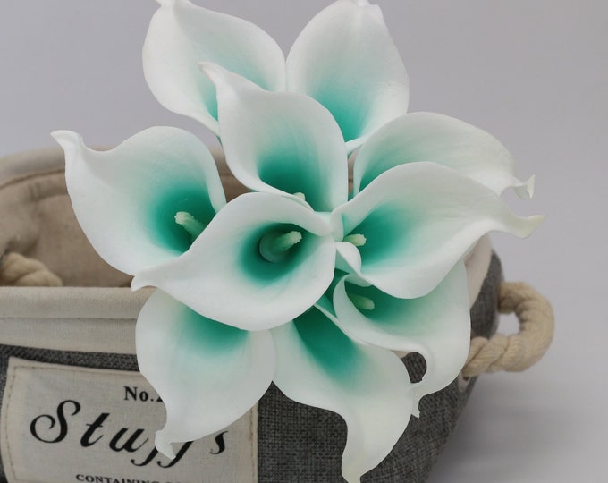 PU Calla Lily Bouquet Picasso Fuchsia Calla Lilies Dark Pink - Etsy