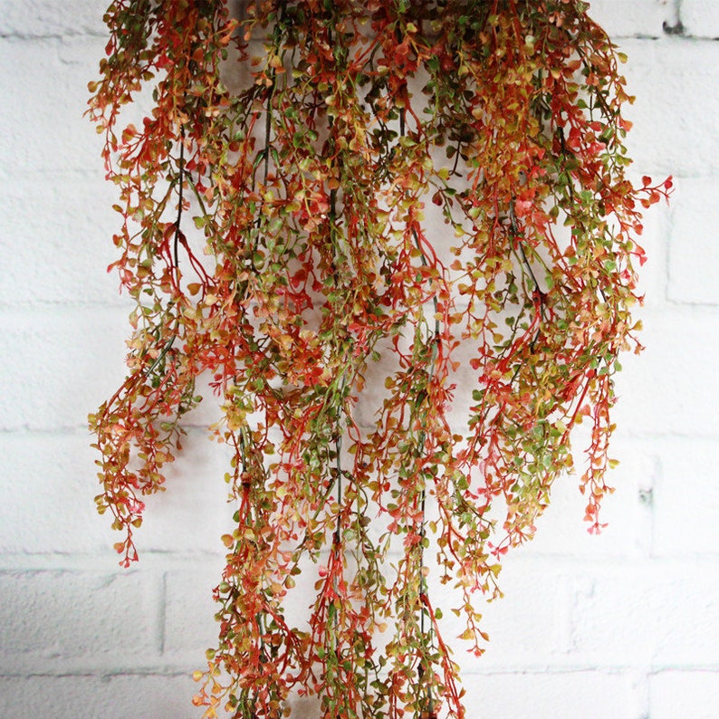 Outdoor Hanging Plants Fall Winter Artificial Hanging Wall Etsy