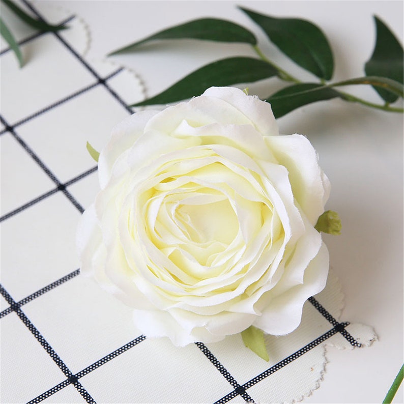 Silk Flowers Bulk Rose Heads Artificial Wedding Flowers 100 Etsy
