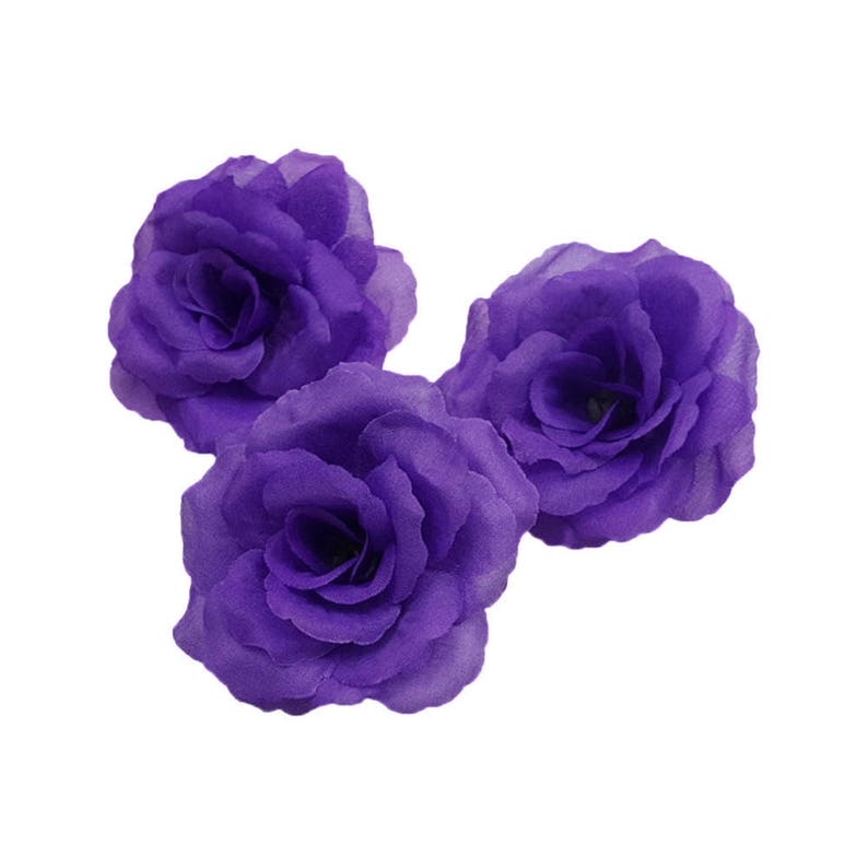 Wholesale Silk Flower Heads Artificial Rose Heads 3 Inches 100 Etsy