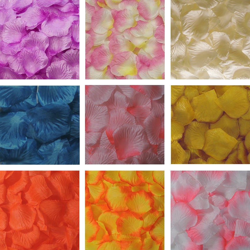 Wholesale Silk Rose Petals Artificial Bulk Flower Petals 1000 Etsy