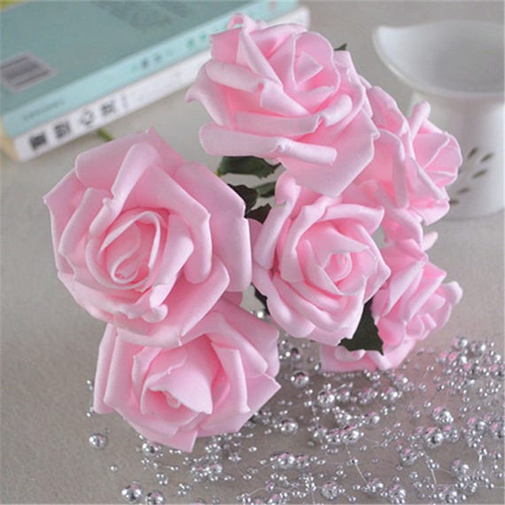 baby pink artificial flowers