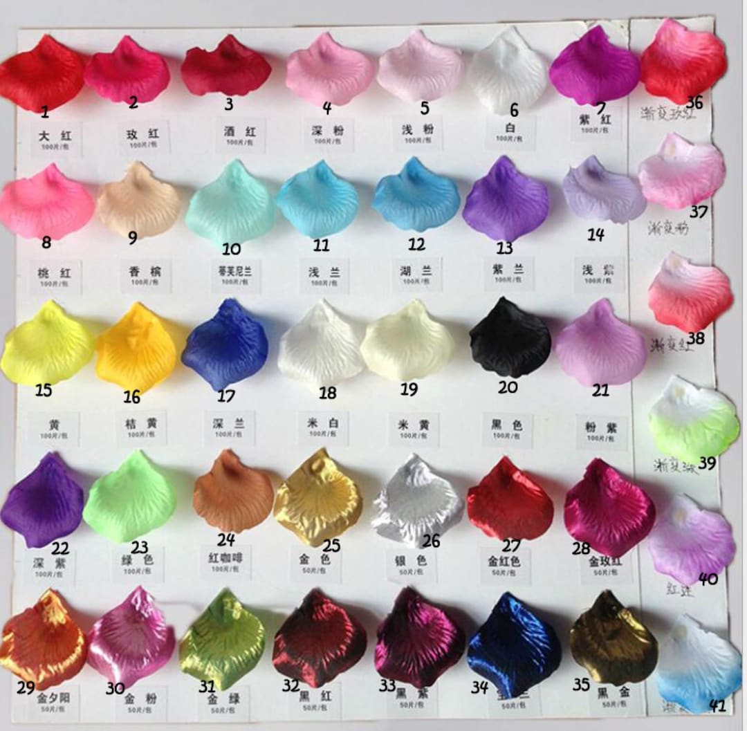 Silk Rose Petals Wholesale Petals Artificial Petals Silk Flower Petals