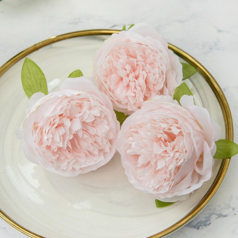 Wholesale Silk Peony Flower Heads Simulation Flowers Peonies Etsy