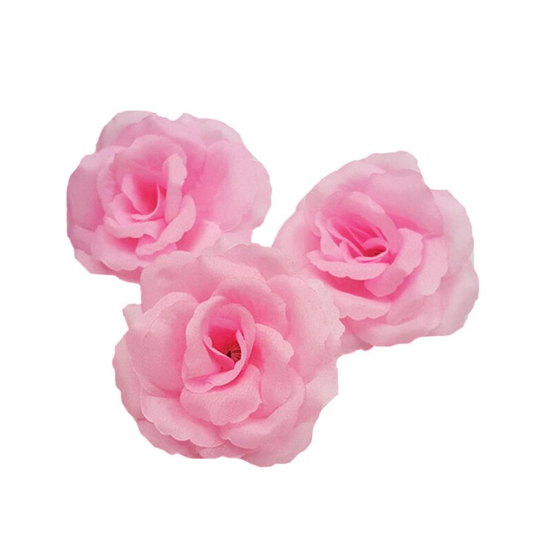 Wholesale Silk Flower Heads Artificial Rose Heads 3 Inches 100 Etsy