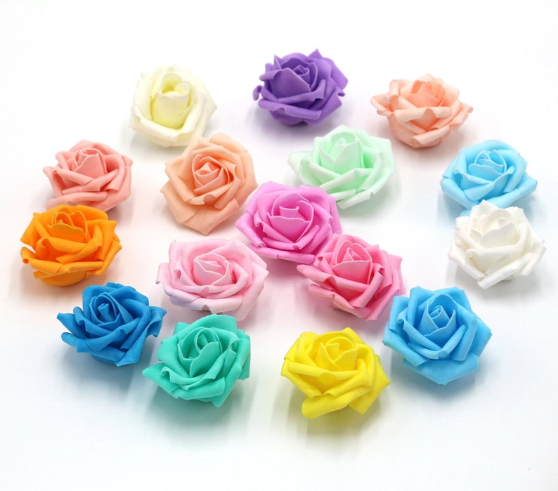 Bulk Roses Heads Artificial Flowers Wholesale Wedding Flowers Etsy