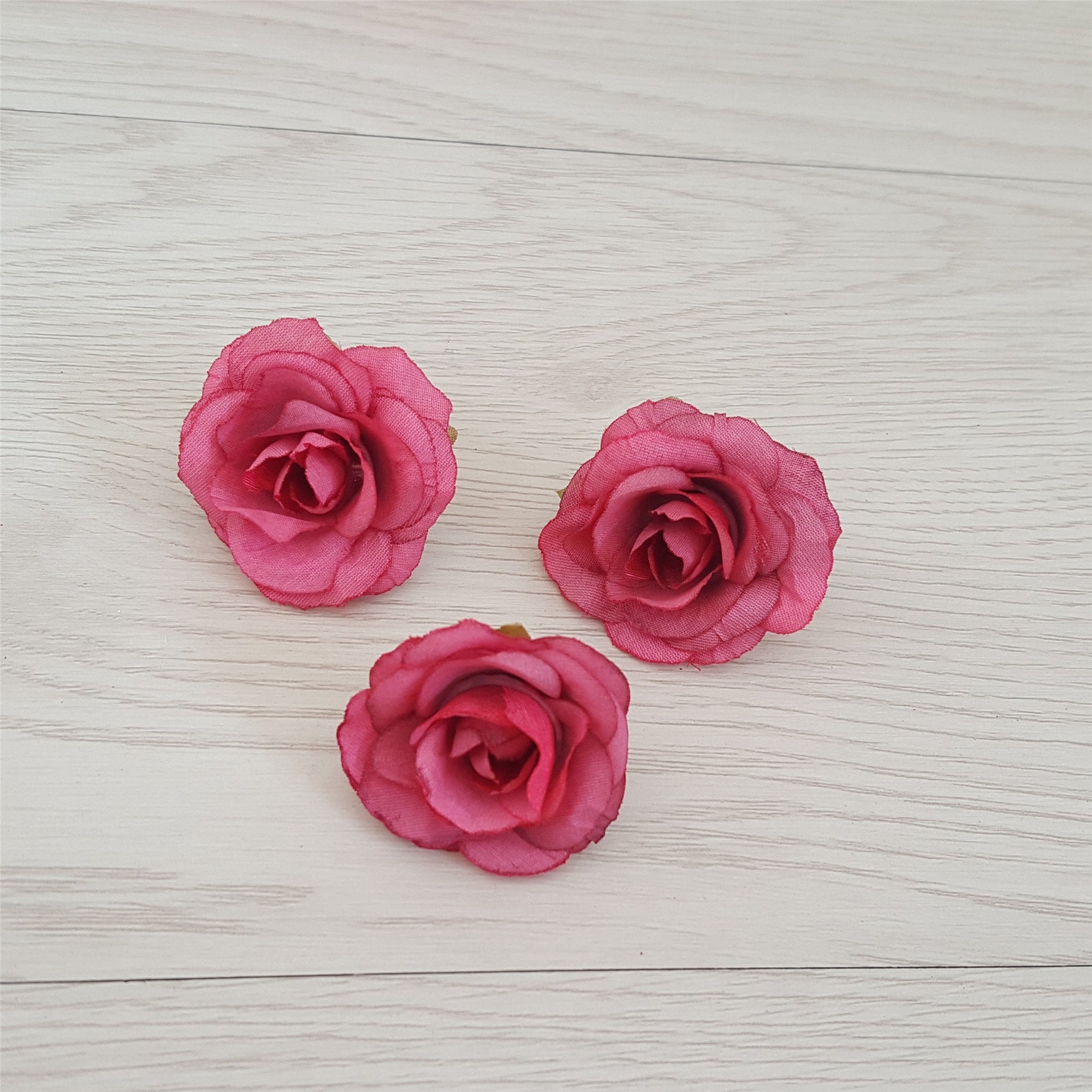 Small Silk Rose Heads Fake Flowers Bulk Rose Heads Wholesale Etsy
