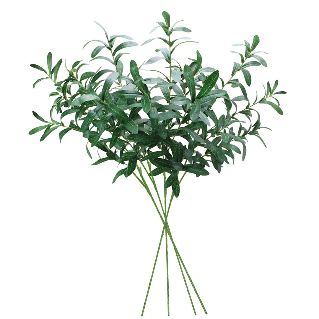 Artificial Olive Branch Greenery Leaves Garland 10 Stems for Etsy
