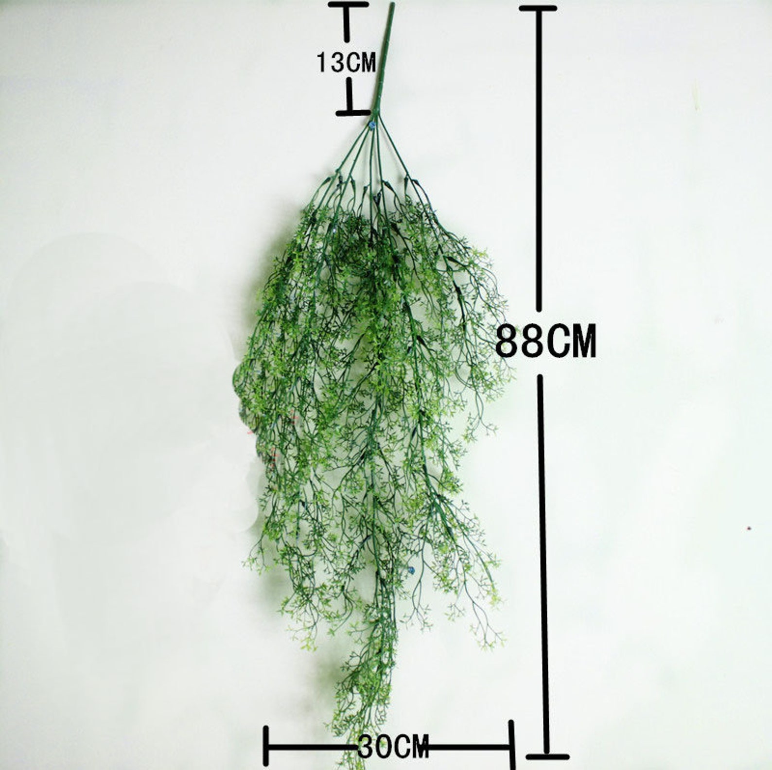Artificial Plants Wall Hanging Decor Selaginella Uncinata Etsy