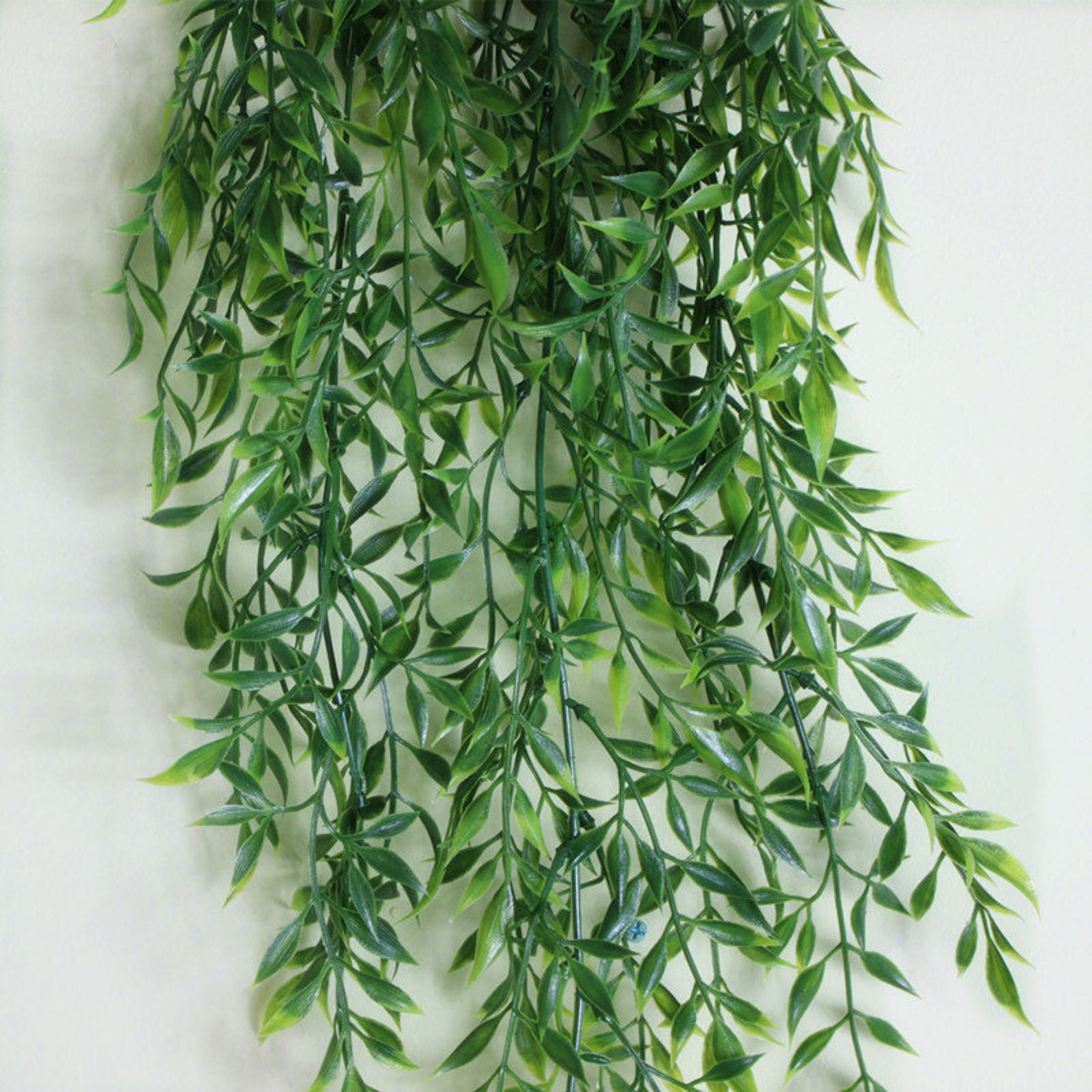 Artificial Hanging Plants Home Wall Decor Plastic Plant Etsy