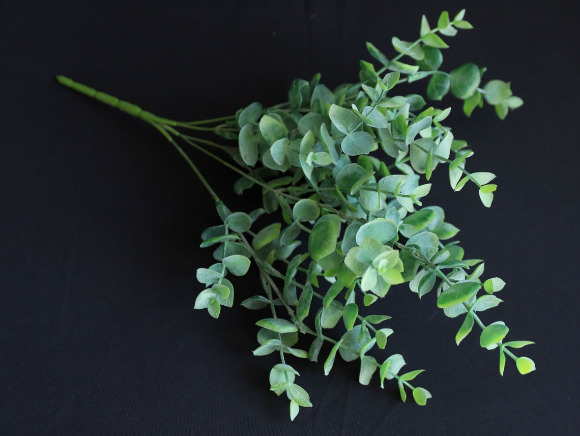 Faux Eucalyptus Branches Artificial Eucalyptus Plants Fake Etsy