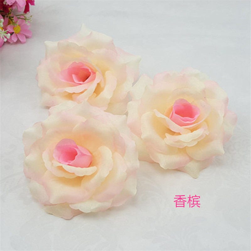 10 Pack 20cm Gold Silk Rose Gold Artificial Flowers For DIY Bridal Flower  Decor Elegant Wedding Party Kissing Balls HJIA446 From Yuanjiu168, $68.75