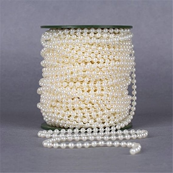 12mm Jumbo Giant Pearls String Craft Wedding Roll XXL Ivory Pearl Garland 