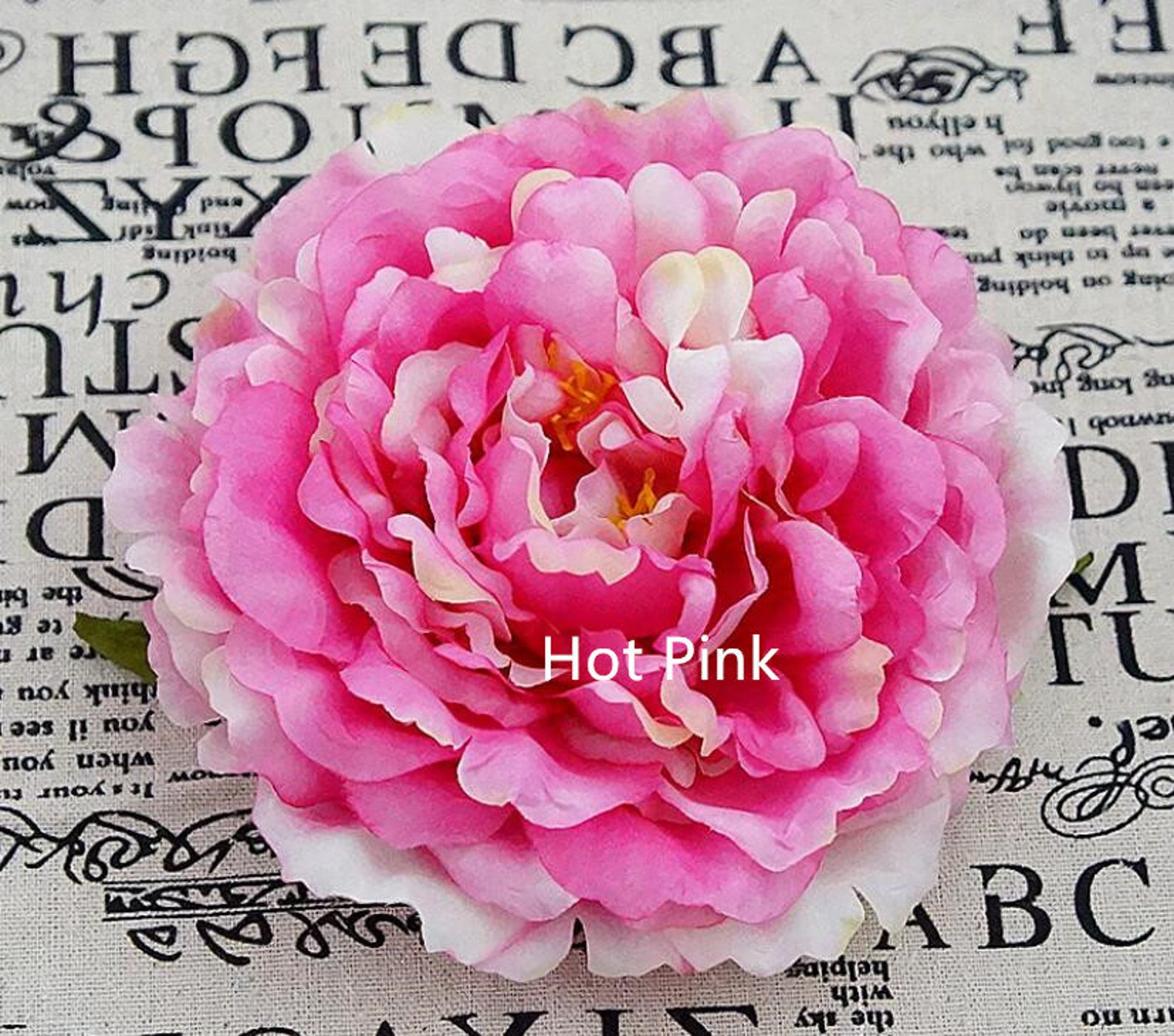 Artificial Peony Heads Silk Peonies Bulk 50 Flower Heads 16cm Etsy