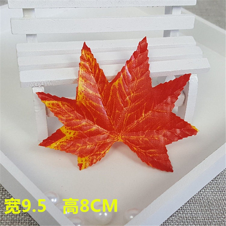 Artificial Leaves Silk Rose Leaf Fake Greenery 10 Leaves for DIY Crafts  Hair Clips Headbands Hats Accessories 