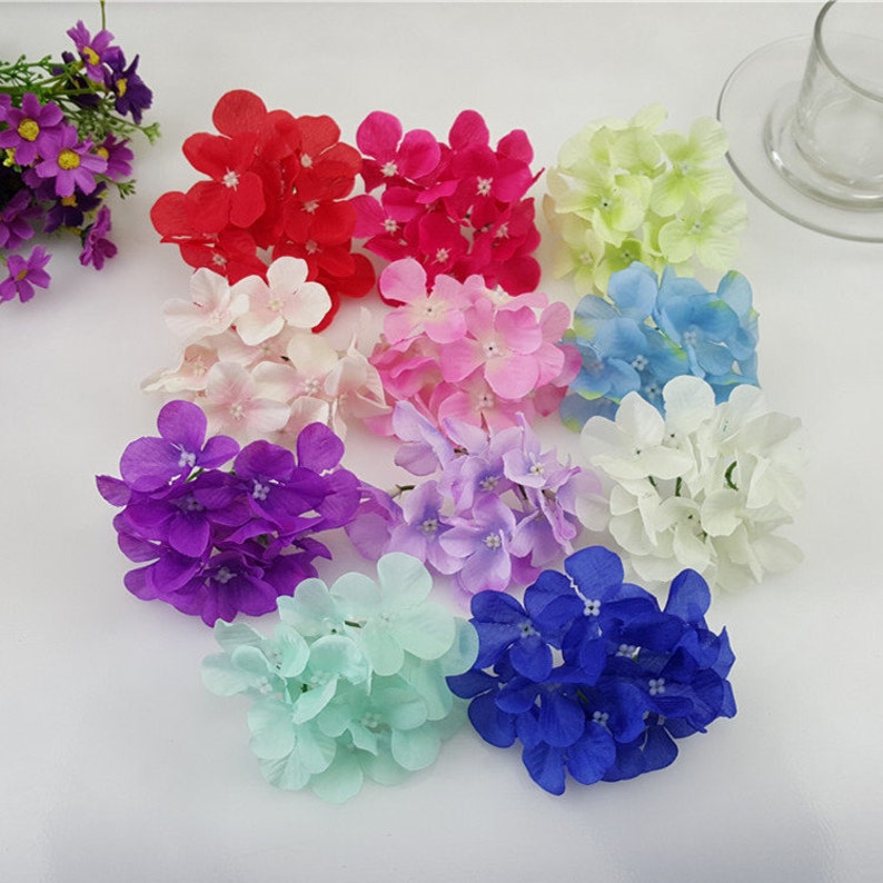 Silk Flower Ball Artificial Hydrangea Flower Ball Pomander 7 Etsy