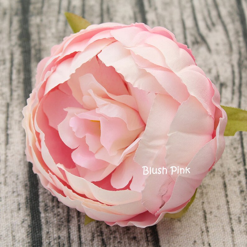 Wholesale Peony Flower Heads Artificial Silk Peonies 9cm 100 Etsy