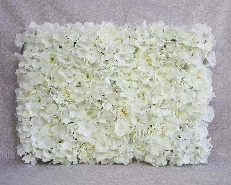 Cream White Pink Silk Flowers Panels Flower Backdrops for Etsy