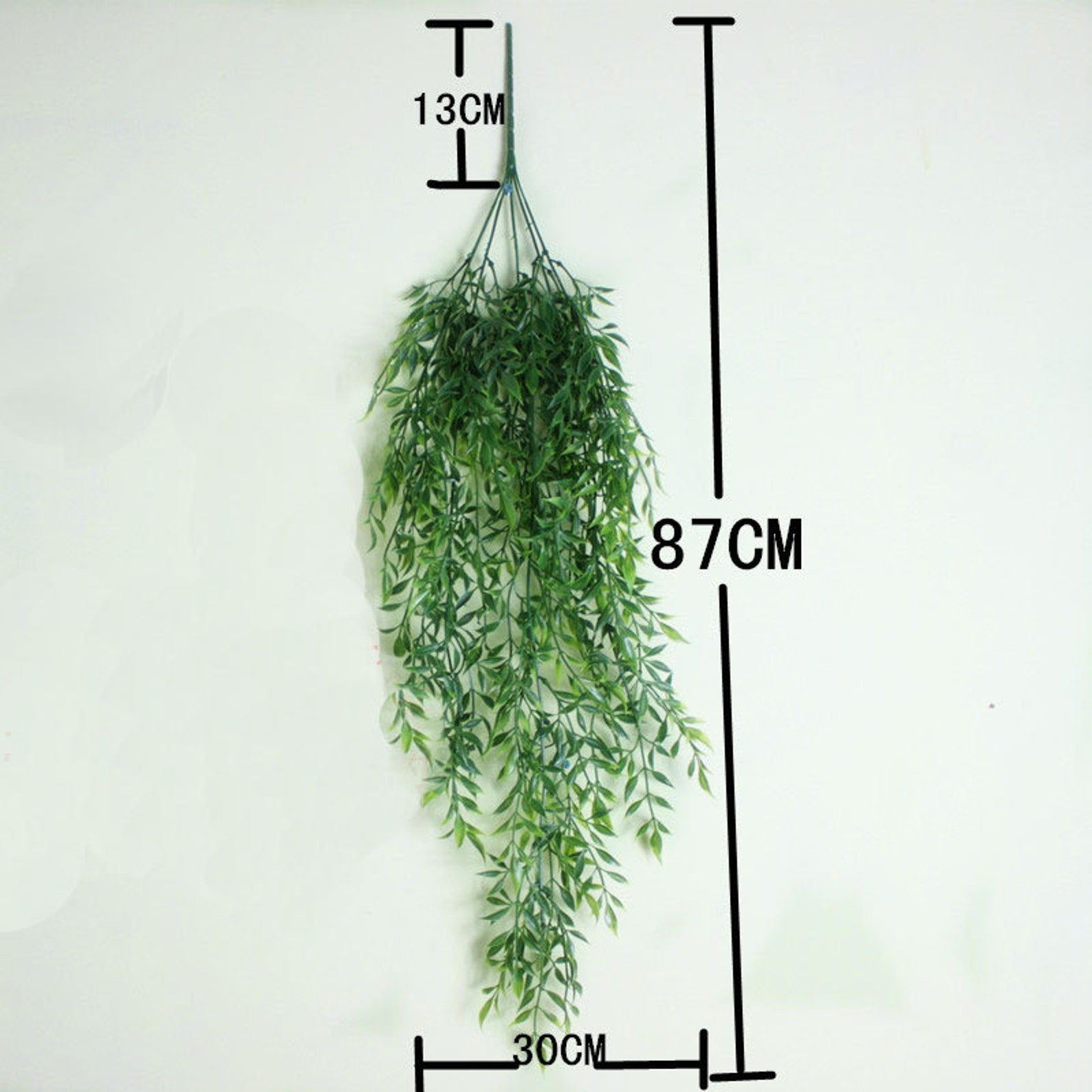 Artificial Hanging Plants Home Wall Decor Plastic Plant Etsy