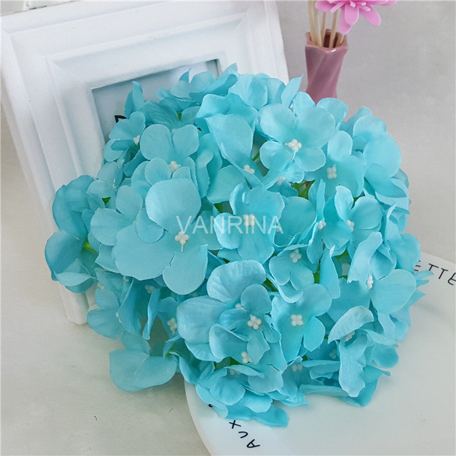 Artificial Silk Hydrangea Flower 10 Fall Wedding Ceremony Etsy