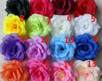 8 cm têtes de roses en soie fleur de soie artificielle 30 pièces pour mariage fête de Noël bricolage décoration arrangement floral fournitures de fleurs CJ-8C30A