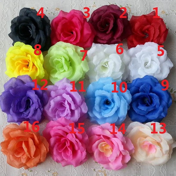 8cm Seidenrosen Köpfe Kunstseide Blume 30 stücke Für Hochzeit Weihnachtsfeier DIY Dekoration Blumenschmuck Blume Liefert CJ-8C30A