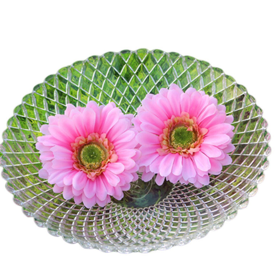 Artificial Flower Heads Bulk Flowers Silk Gerbera Daisy 100 Etsy