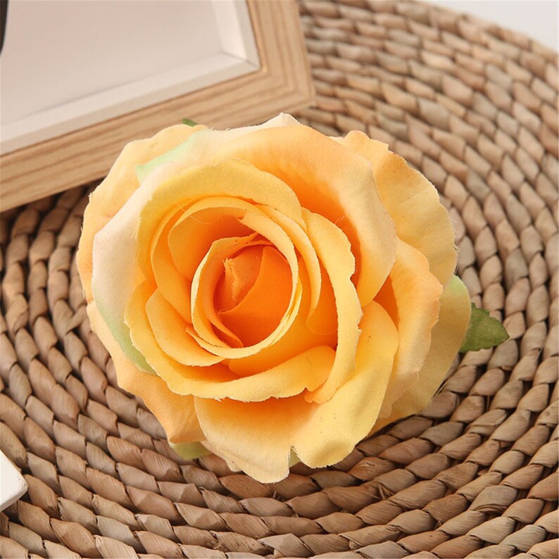 Wholesale Flower Heads Velvet Roses Artificial Bulk Flowers Etsy