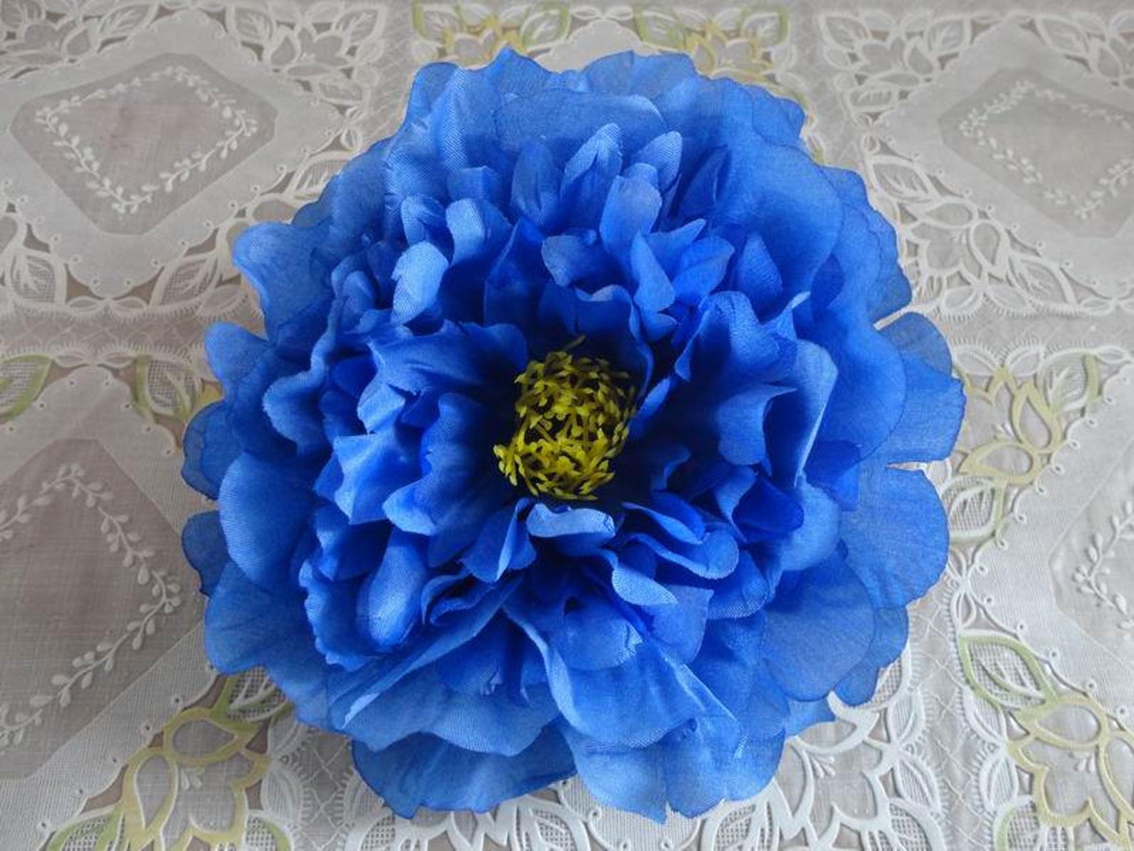 Silk Peony Artificial Flower Heads Large Peonies 10 Flowers Etsy