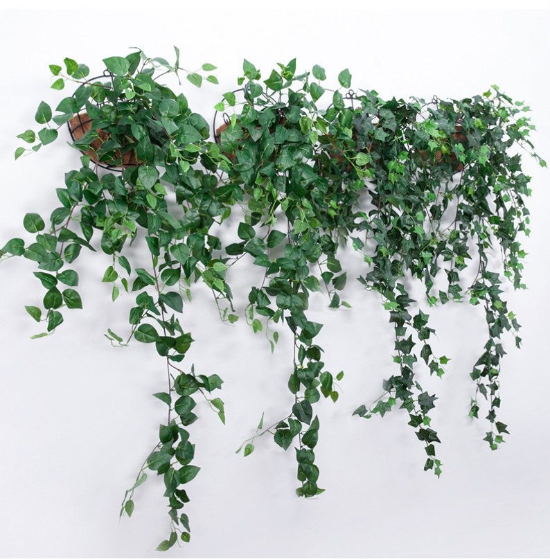 Fake Outdoor Hanging Plants Ivy Vines Artificial Foliage for Etsy