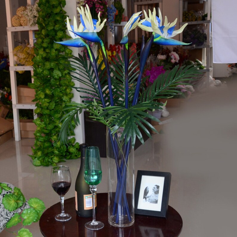 Bird of Paradise Real Touch Flowers 5 Stems Bird of Paradise Etsy