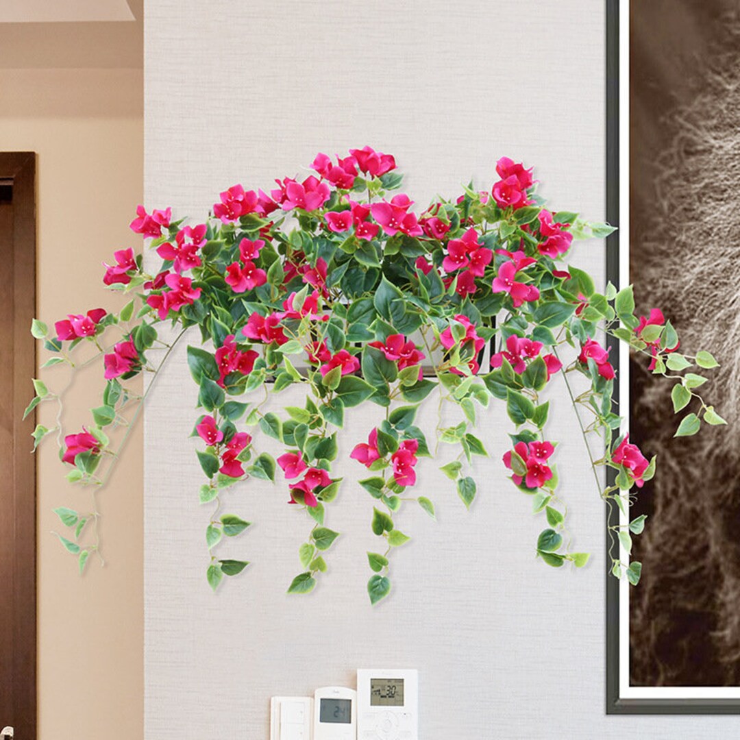 Hanging Flower Vines Artificial Hanging Plants for Wall Decorations