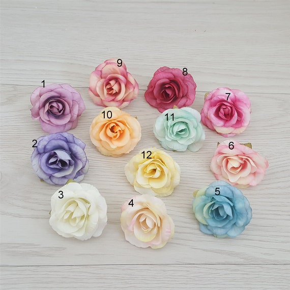 Small 5-Head Rose Silk Artificial Flowers Stem – Kaijae Designs