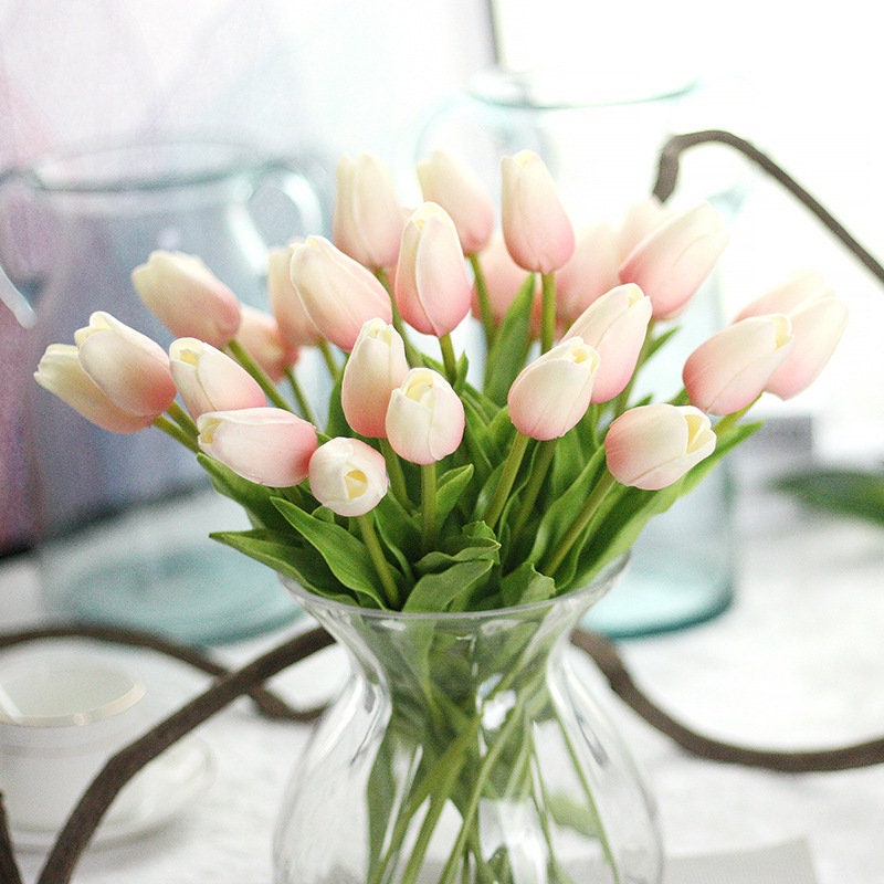 32cm Artifical Real Touch PU Tulips Flower Wedding Party Bridal Home Decor New