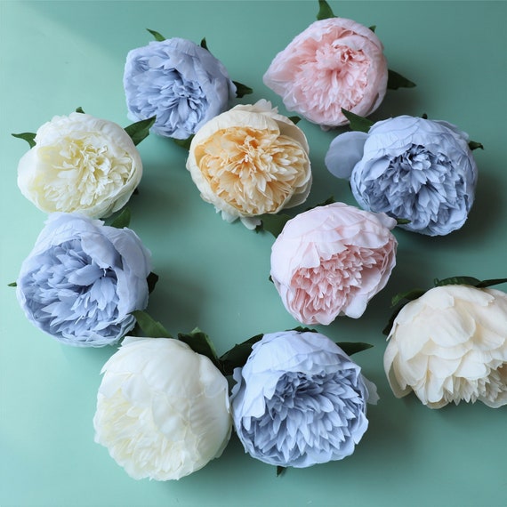 Flores de peonía de seda al por mayor cabezas de flores de - Etsy México Flores de peonía de seda al por mayor cabezas de flores de - Etsy México