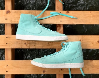 blue nike high tops